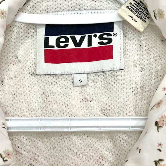 Levi's cropped puff sleeve spring coat - Picture 2 of 2